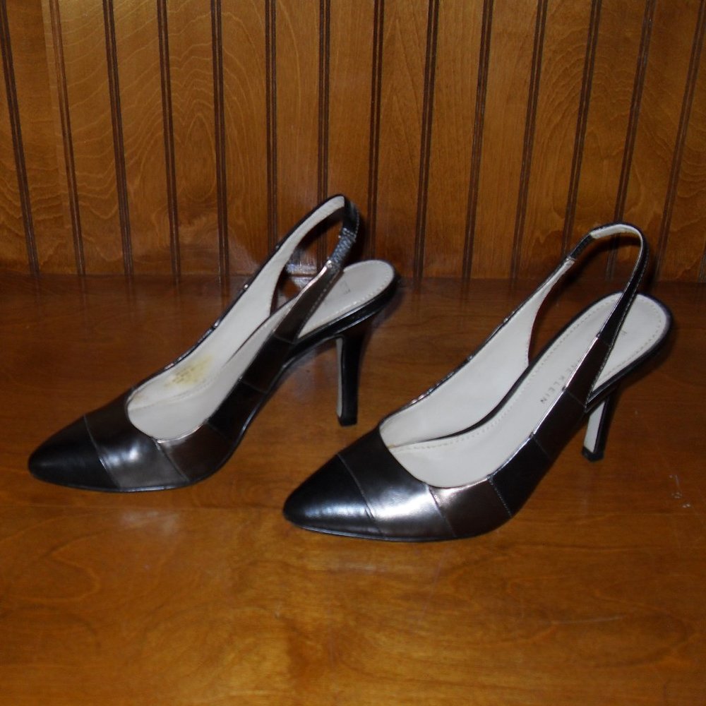 Anne Klein Tri-Color Slingback Career Pumps Heels